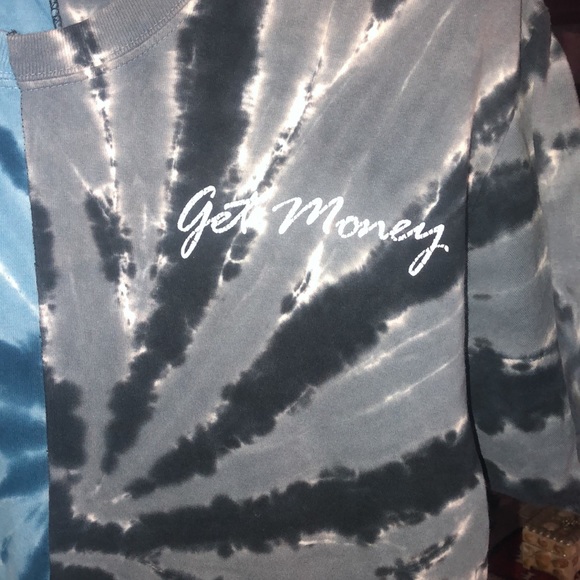 Tie Dye Shirt with “Get Money” - Medium - Picture 3 of 10